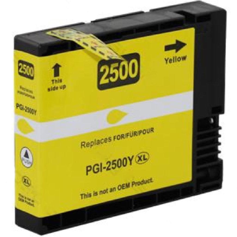 Cartuccia compatibile con Canon C-PGI2500 giallo per le stampanti : MAXIFY IB4050/MB5050/MB5350/MB5150/MB5450/IB4150