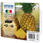 Cartuccia originale Epson Multipack 604 Ananas (Conf. da 4 pz.) NERO+COLORE
