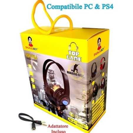 Cuffia Compatibile con PS4 e PC
