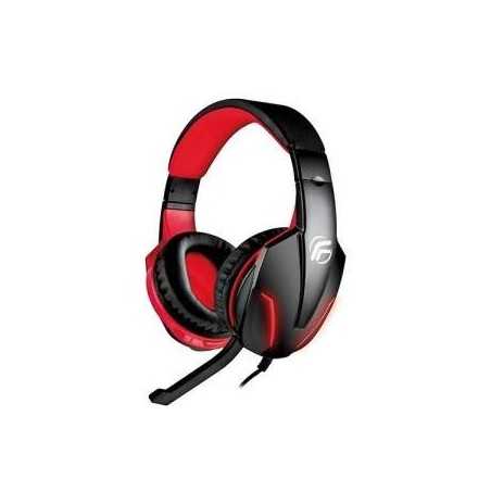 FENNER TECH CUFFIE GAMING SOUNDGAME F1 PC/CONSOLE + MIC. ROSSE