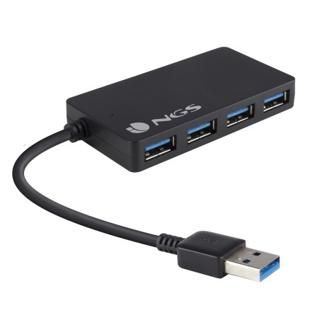NGS iHub 3.0 USB 3.2 Gen 1 (3.1 Gen 1) Type-A 5000 Mbit/s Nero
