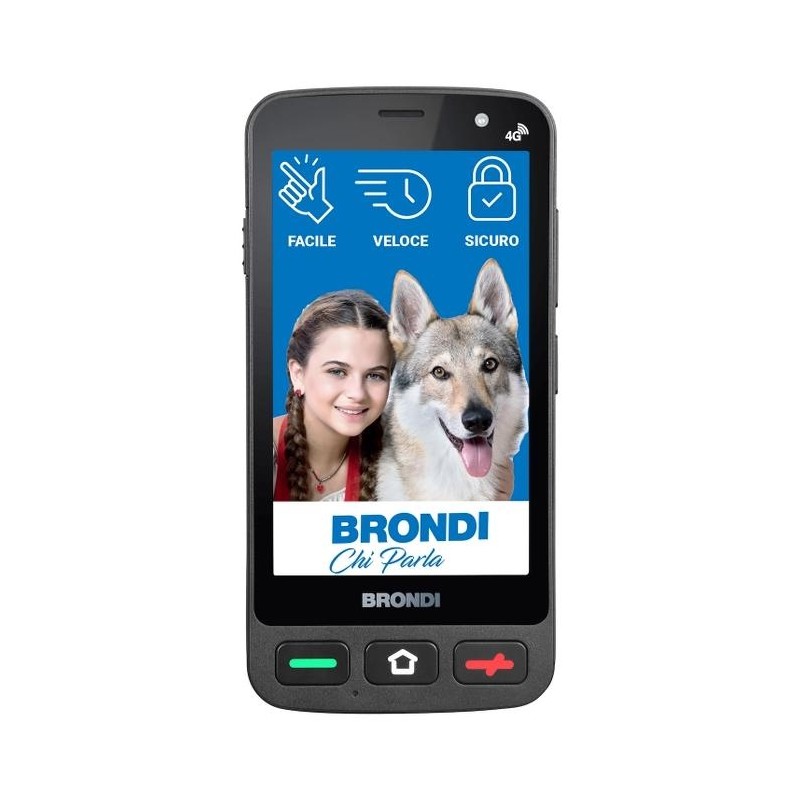 BRONDI Amico Smartphone 4G Pocket Black