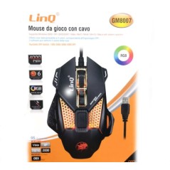 Mouse da gioco  linq gm8007